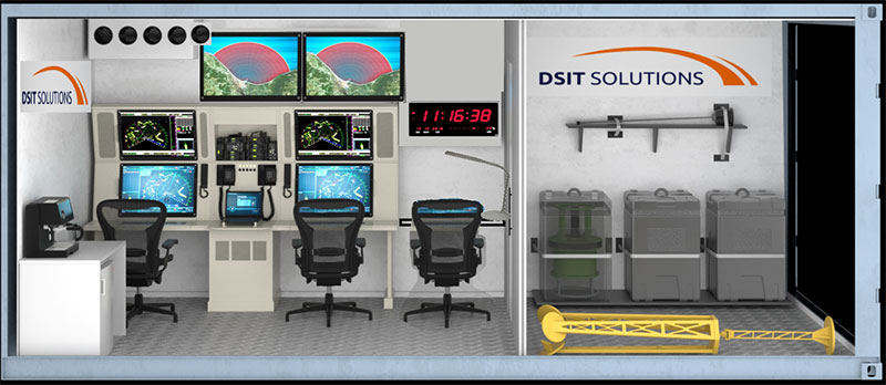 Container control room - UDT 2022: DSIT Solutions Will Present for the First Time the KnightShield, a Mobile, Task Force Underwater Security System